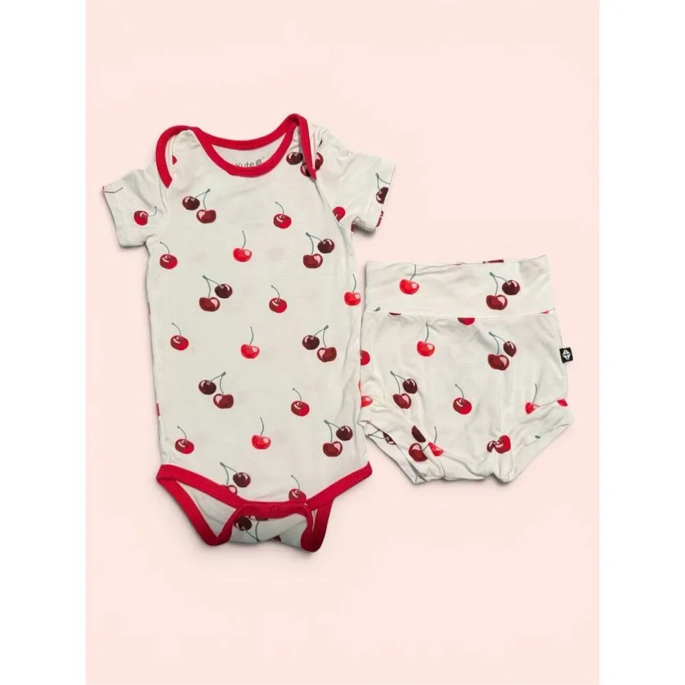 KYTE BABY Cherries 2 piece Set